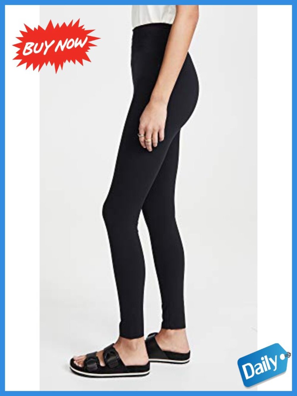 Commando Fast Track Compression Leggings High Rise Full Length - Picture 3 of 6